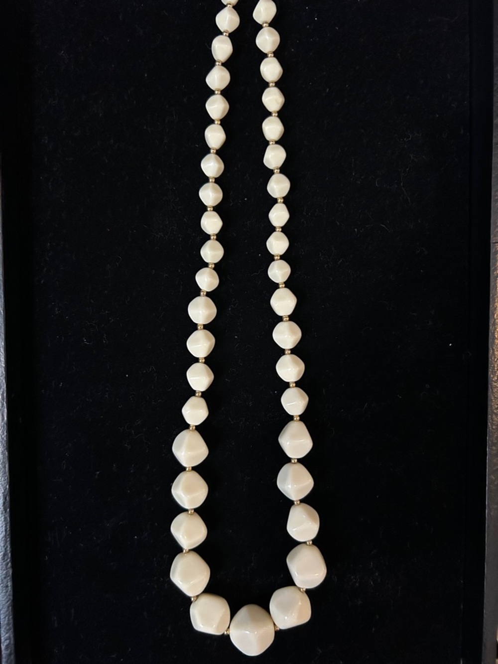 Bundle 2-$15 Elegant Cream Beaded Necklace - Unbranded